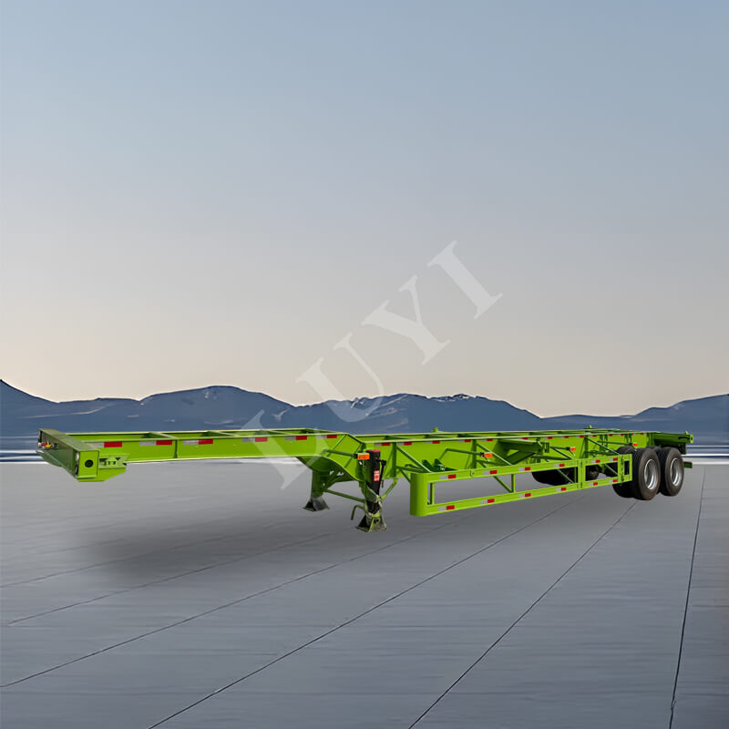 2-осный грузовой контейнер 20/40 тонн скелетный полуприцеп