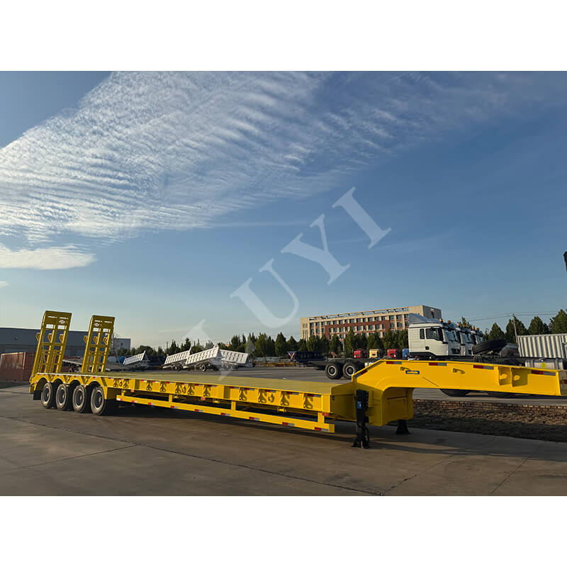 Сосредоточьтесь на зарубежных рынках! 4-осные бортовые полуприцепы Luyi с гусиной шеей успешно доставлены клиентам из Южной Африки