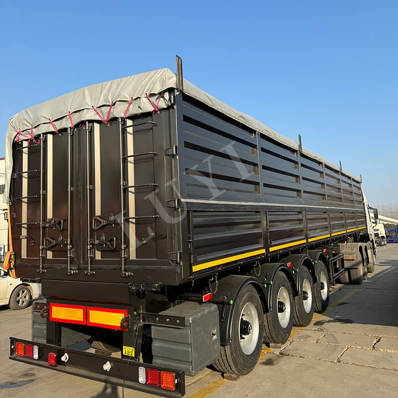 Точное удовлетворение спроса: 4-осный 80-тонный полуприцеп-самосвал Luyi отправляется в Гайану