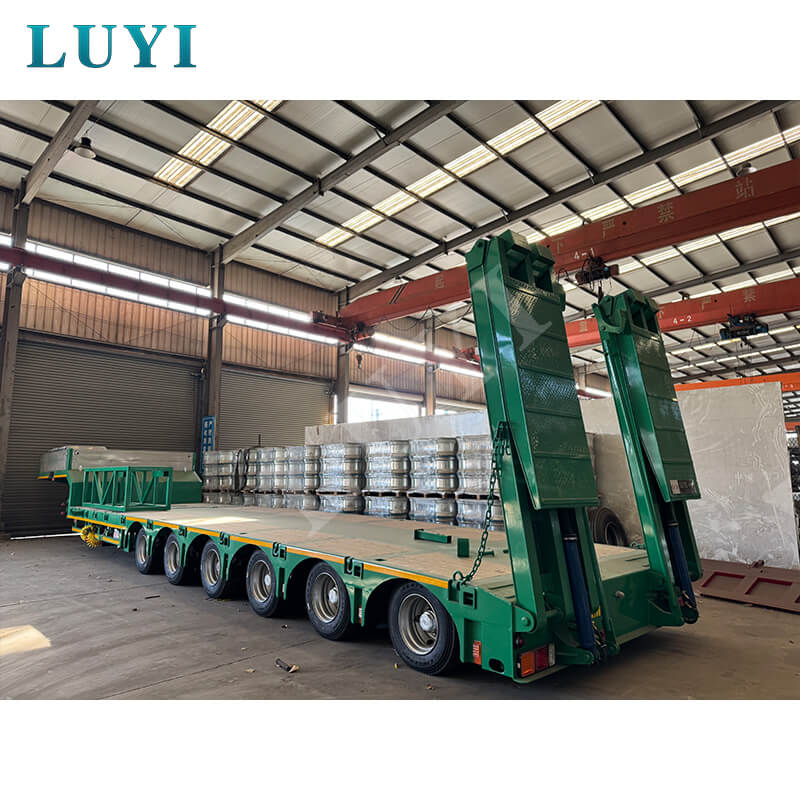 Индивидуальные требования к адаптации: 6-осный низкорамный полуприцеп Luyi успешно отправлен в Эфиопию