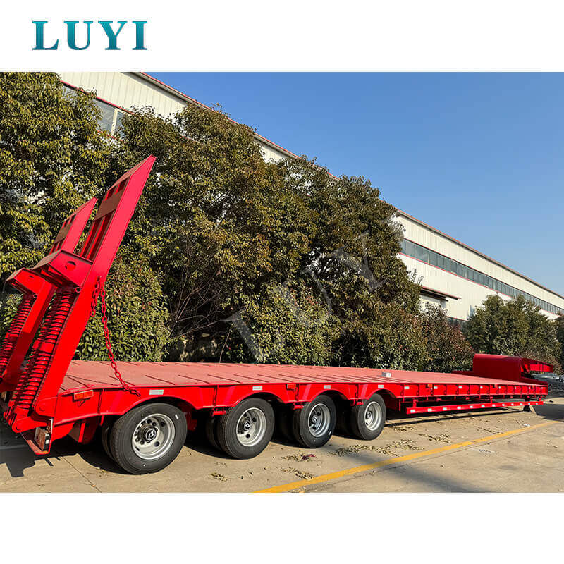 Фабрика Lu Yi приветствует высоких гостей из Камеруна! Четырехосные низкорамные полуприцепы. Безопасные заказы за рубежом