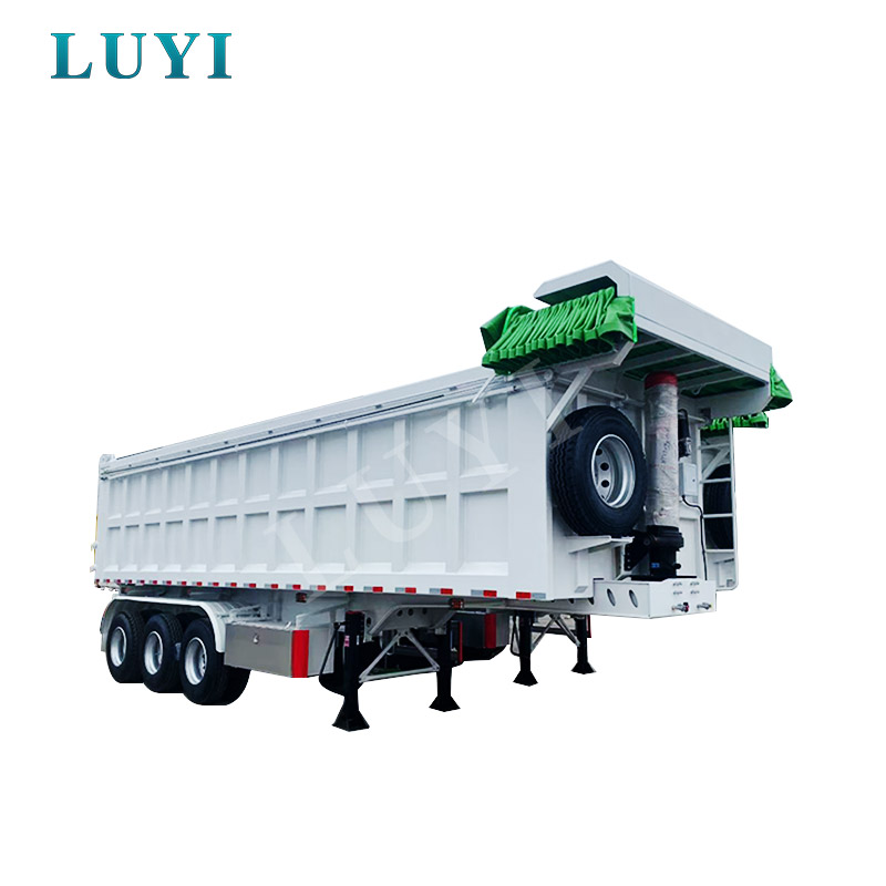 3-осный 100-тонный самосвальный полуприцеп с задней разгрузкой