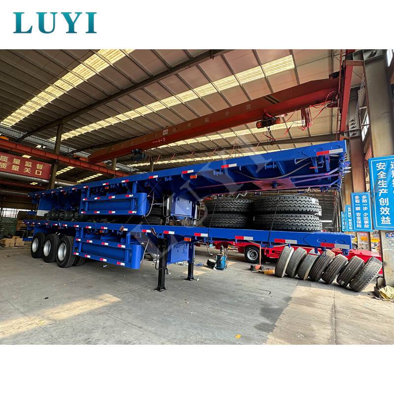 3-осный 4-футовый бортовой полуприцеп грузоподъемностью 50 тонн на продажу