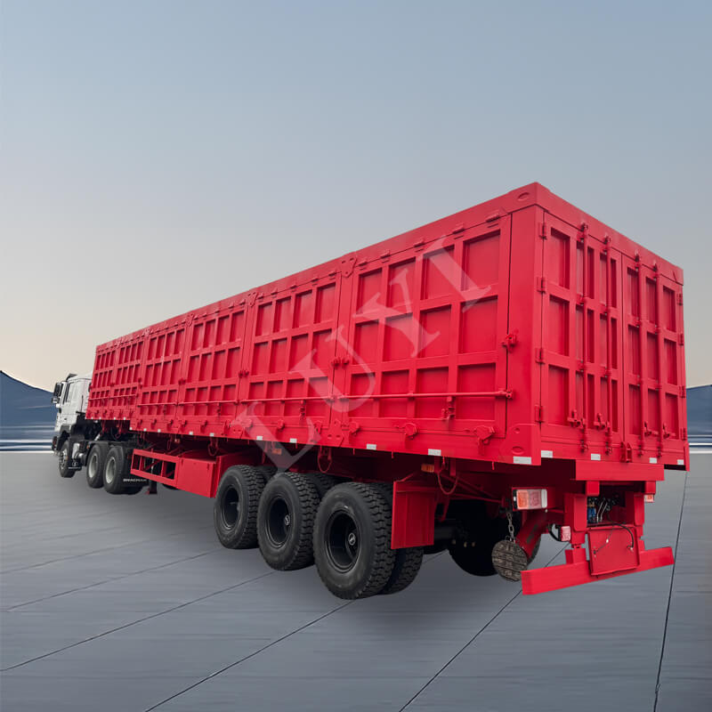 3-осный полуприцеп с боковой стенкой 60-80 тонн