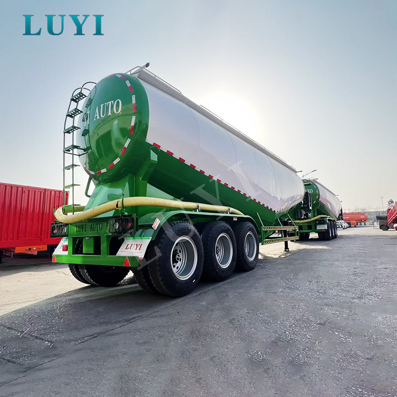 3-осный полуприцеп-цистерна объемом 60 м³ для цемента, летучей золы и сухих сыпучих порошков