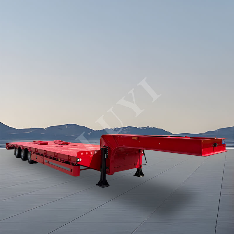 3-осный 80-тонный полуприцеп с низким шасси