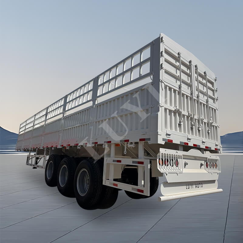 3-осный многофункциональный полуприцеп из углеродистой стали грузоподъемностью от 80 до 100 тонн