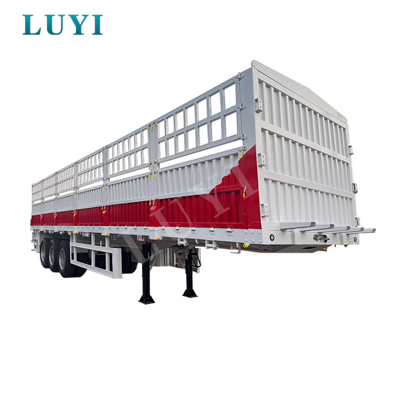 3-х осный полуприцеп с ограждением для сыпучих грузов 60 тонн