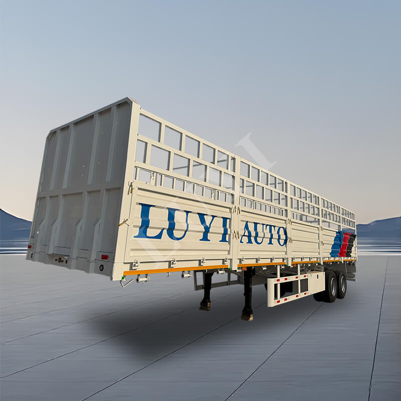 30 тонн 60 тонн полуприцеп с высоким ограждением