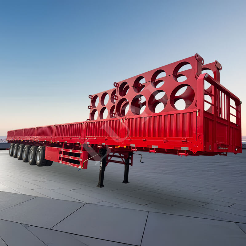 6-осный 15,5-метровый 80-100-тонный 40-футовый полуприцеп с боковой стенкой, 6-осный 15,5-метровый 80-100-тонный 40-футовый полуприцеп с боковой стенкой,