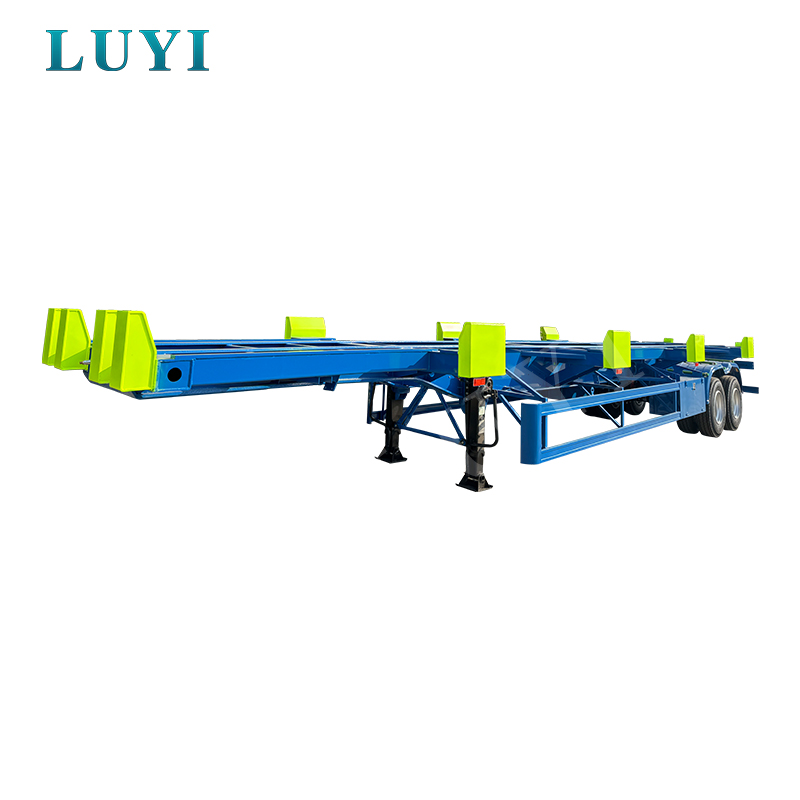 60-тонный каркасный полуприцеп для перевозки контейнеров