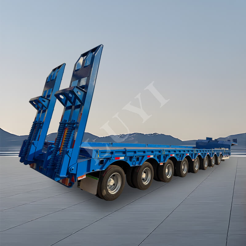 8-осный тяжеловесный низкорамный прицеп г/п 150 т.