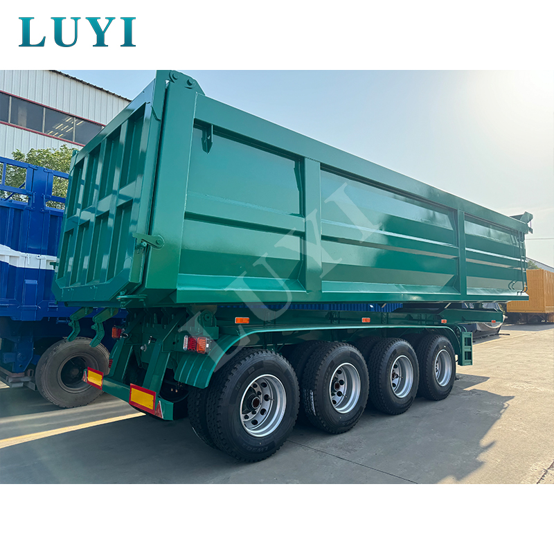 Увеличение полезной нагрузки для Уганды: как 4-осные прицепы-самосвалы LUYI повышают эффективность строительства и добычи полезных ископаемых