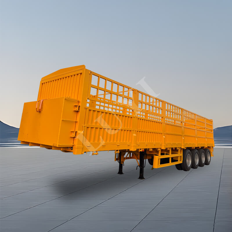 4-осный полуприцеп с боковой стенкой со съемной боковой панелью, 60-тонный и 80-тонный полуприцеп с высокими бортами