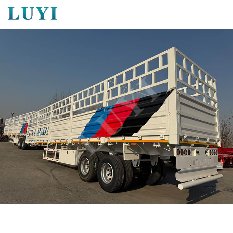 Высококачественный полуприцеп с высоким ограждением 30 тонн и 60 тонн на продажу