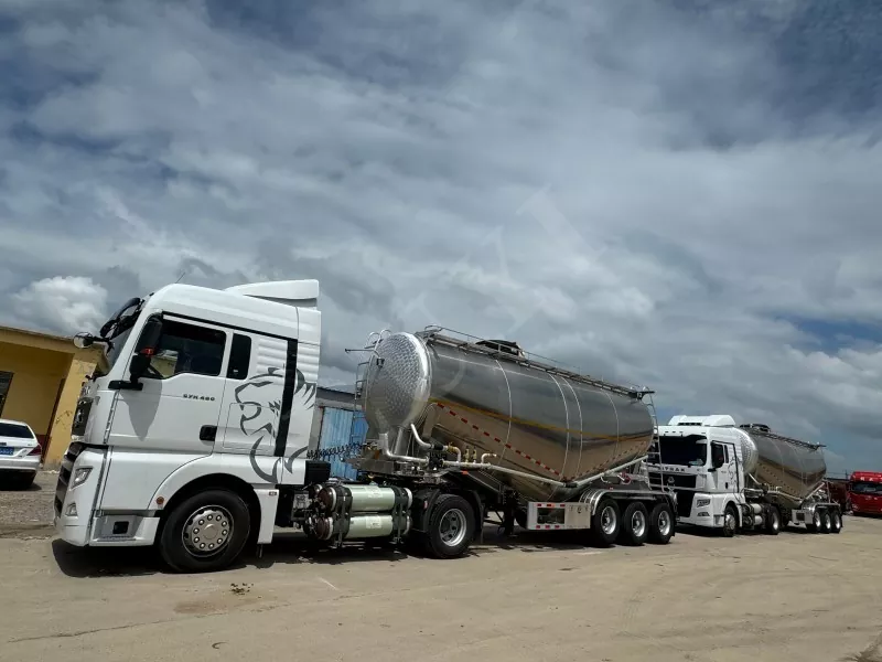 Aluminum Alloy Powder Tank Semi-trailer