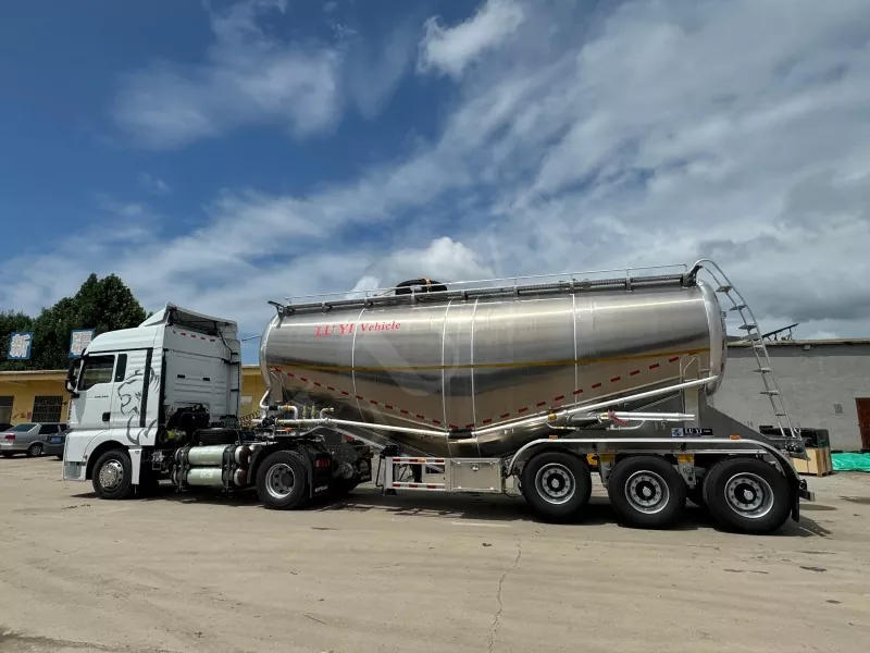 Aluminum Alloy Powder Tank Semi-trailer