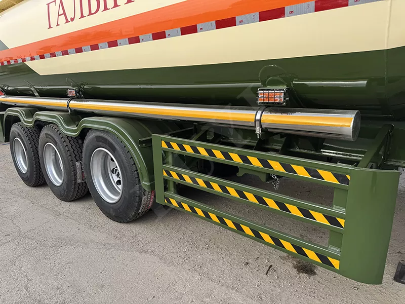 35000 Liters 3 Axle Oil Gasoline Tanker Steel Trailer