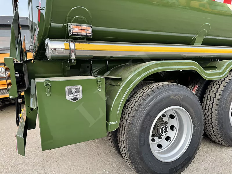 35000 Liters 3 Axle Oil Gasoline Tanker Steel Trailer