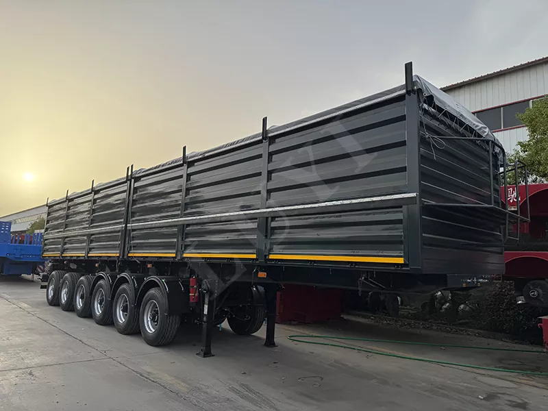 6-axle Rollover Grain Semi-Trailer