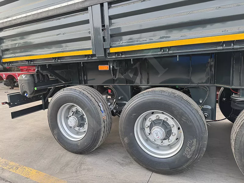 6-axle Rollover Grain Semi-Trailer