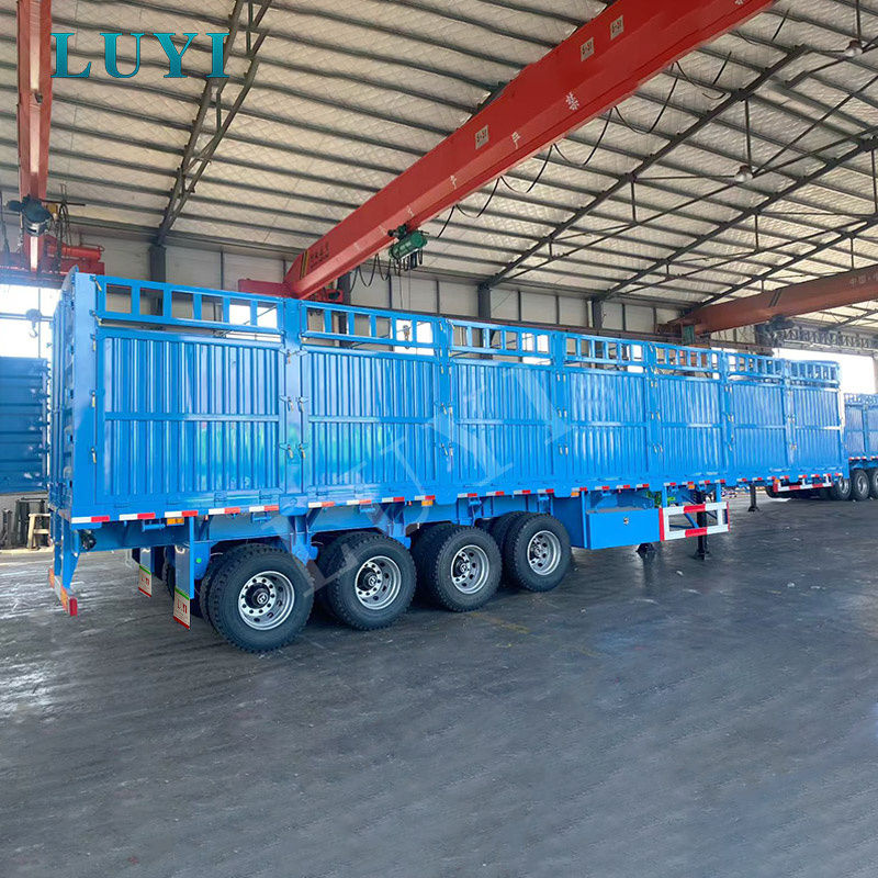 3-осный прицеп с боковой стенкой LUYI: выбор профессионалов для безопасной перевозки сыпучих грузов