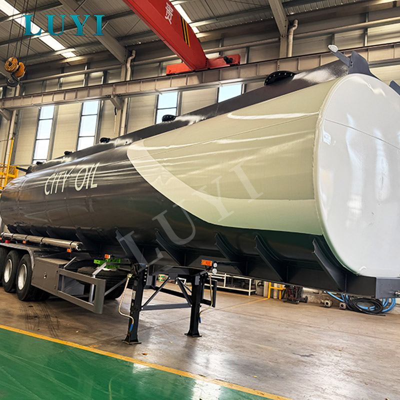 Заводская цена LUYI 3-осный полуприцеп с масляным баком емкостью 40 000 литров