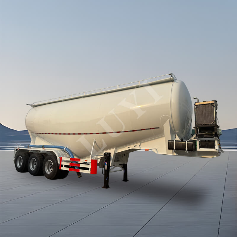 Трехосный 30-тонный полуприцеп-цистерна для порошка Трехосный 30-тонный полуприцеп-цистерна для порошка