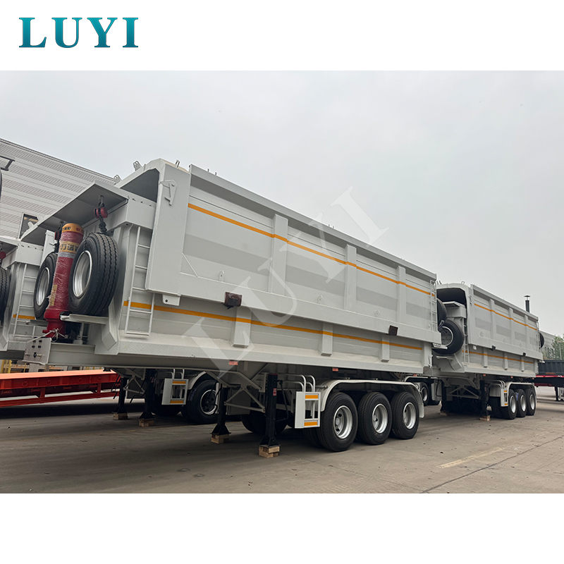 Сердечно приветствуем филиппинских торговцев для обсуждения закупок трехосных самосвальных полуприцепов и расширения рынка